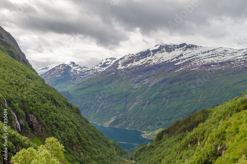 Norwegian nature with a fjord