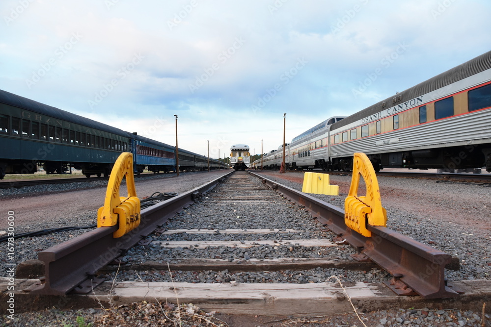 Naklejka premium Trains