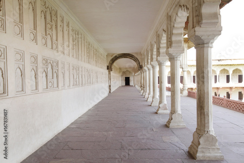 Courtyard inside Agra Fort