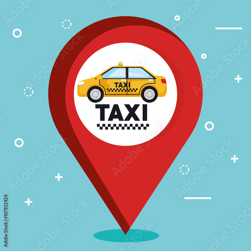 taxi service app smart transport travel vector illustration