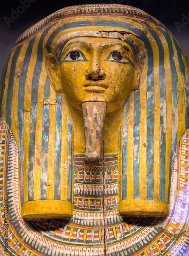 Fototapeta Detail of Egypt sarcophagus