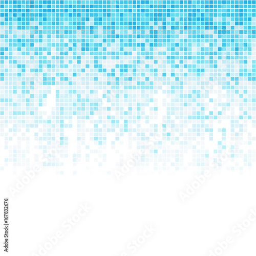 Abstract background of many squares. The image is broken into pieces.