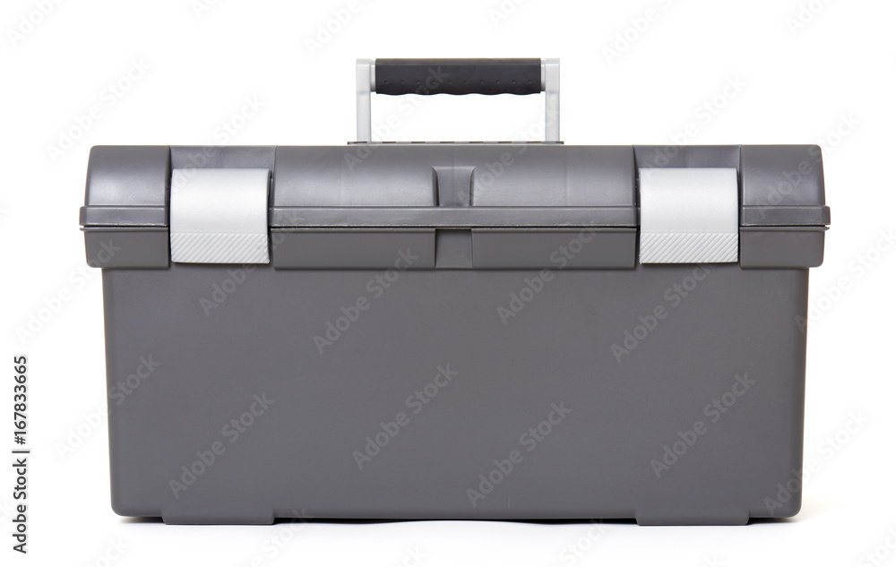 Toolbox, isolated object photo, white background Toolbox, isolated object photo, white background
