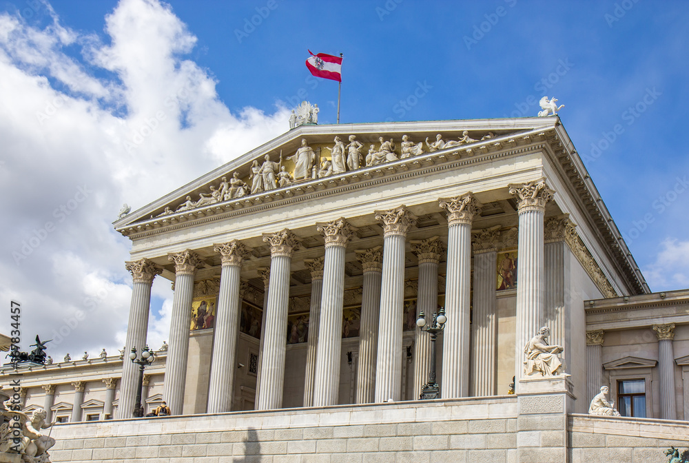 Fototapeta premium Parliament in Vienna, Austria