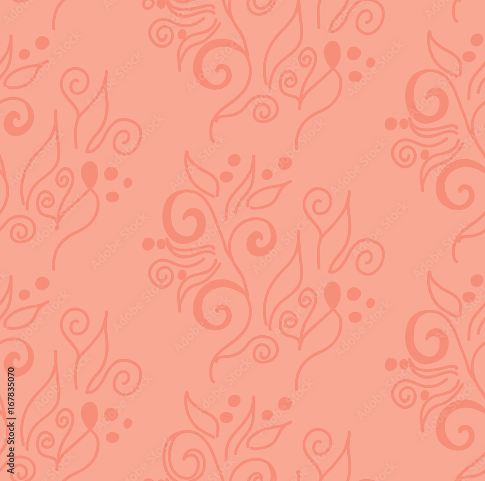 abstract floral pattern, seamless