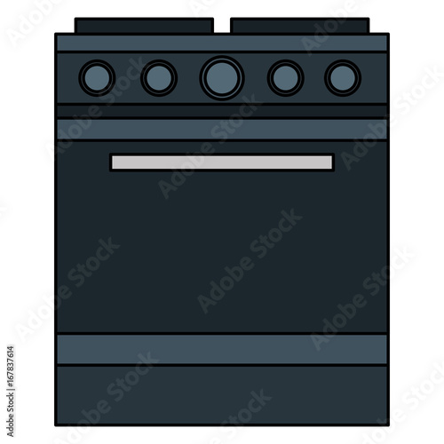kitchen oven isolated icon vector illustration design
