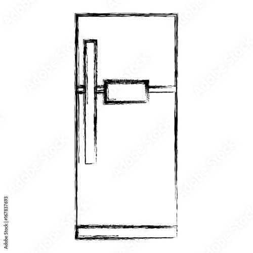 fridge appliance isolated icon vector illustration design