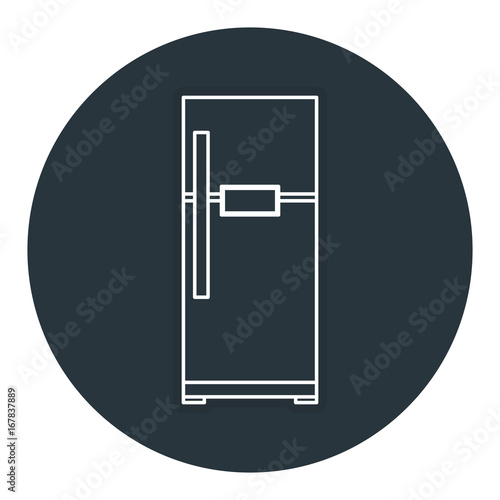 fridge appliance isolated icon vector illustration design