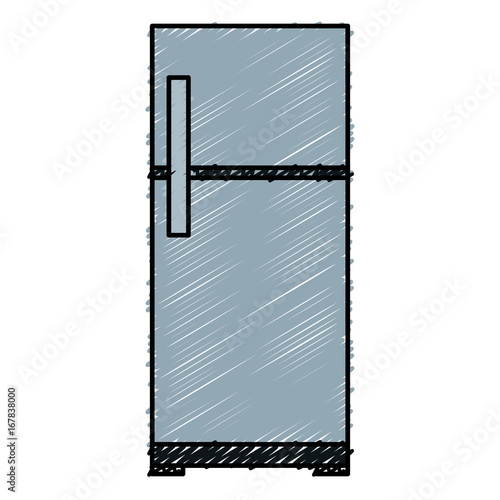 fridge appliance isolated icon vector illustration design