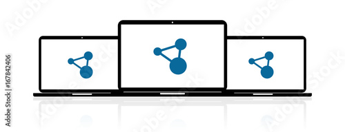 Laptop Banner - Verknüpfung