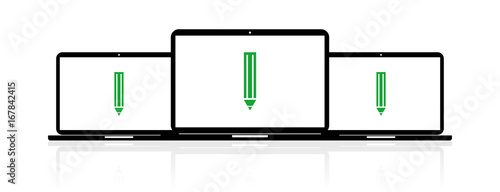 Laptop Banner - Stift