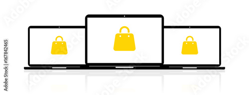 Laptop Banner - Handtasche