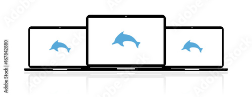 Laptop Banner - Delfin
