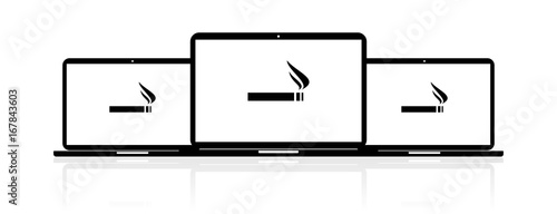 Laptop Banner - Zigarette