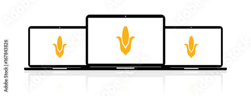 Laptop Banner - Maiskolben