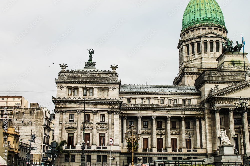 Naklejka premium Congress Detail in Buenos Aires