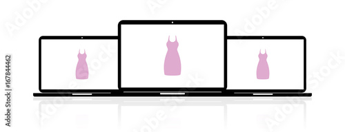 Laptop Banner - Kleid Shopping