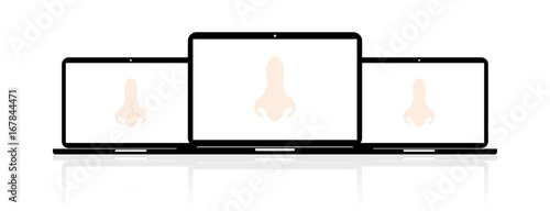 Laptop Banner - Nase