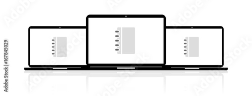Laptop Banner - Notizblock