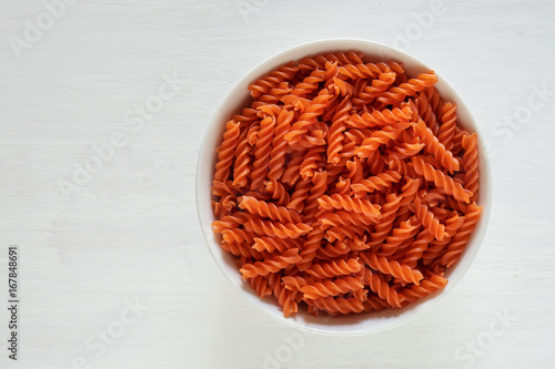 Red lentils pasta