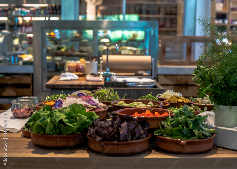 Fresh Vegetables in Bowls