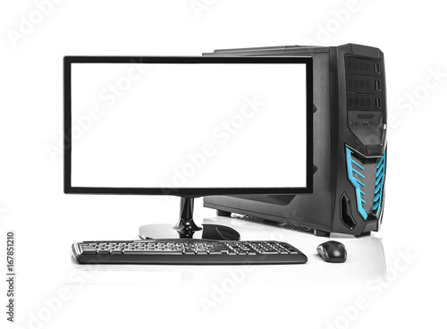 Modern desktop computer.