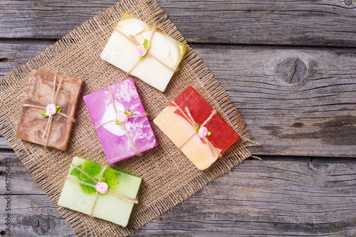 colorful fruit handmade soap