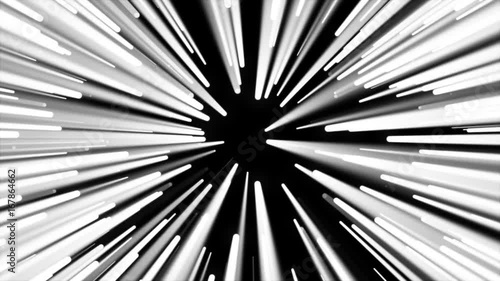 Radial lines flowing motion background