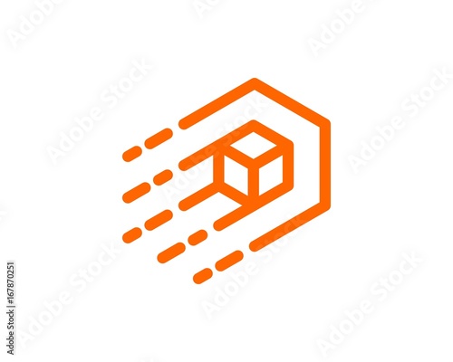Fast, Package, Delivery, Improve Logo Concept