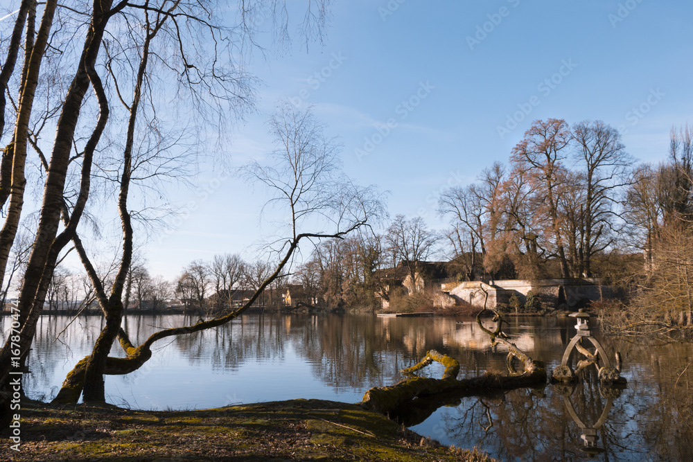 Obraz premium Schlossgarten Dennenlohe