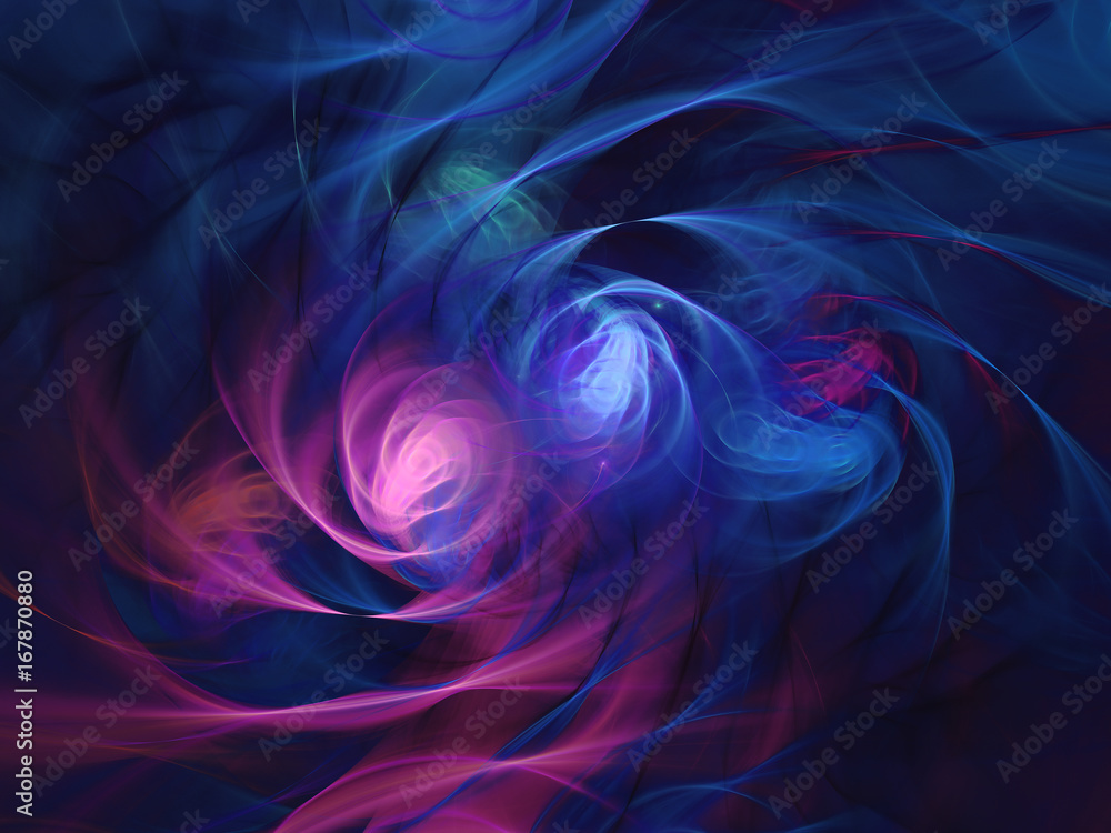 Fototapeta premium Abstract fractal background 3D rendering