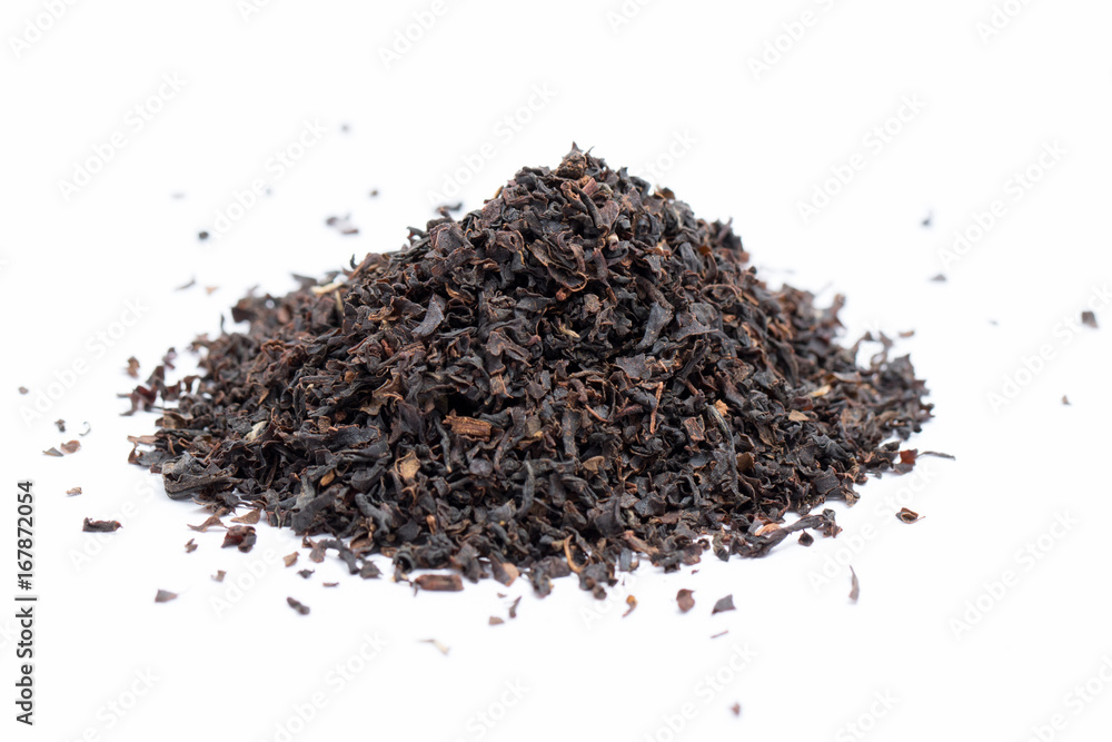english breakfast tea on white background english breakfast tea on white background