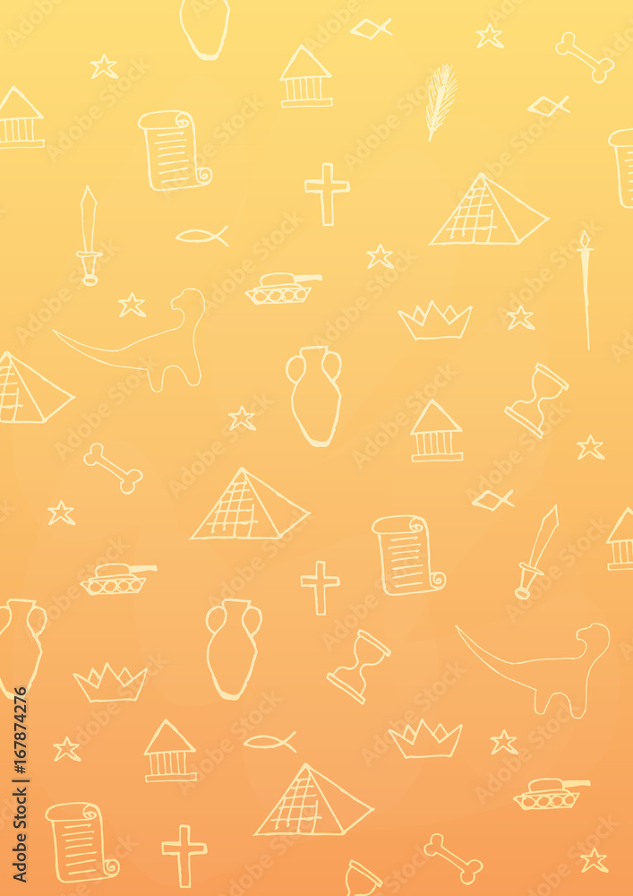 History subject. Back to School background. Education banner. History subject. Back to School background. Education banner.
