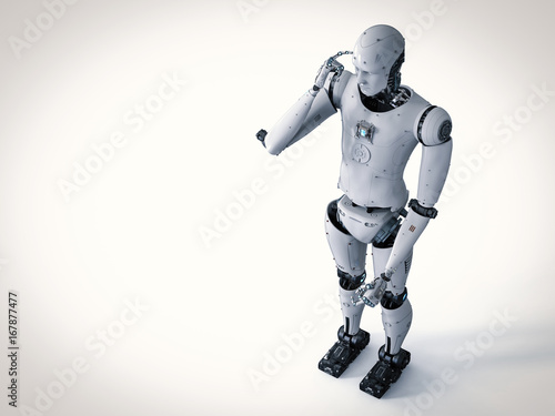 android robot thinking © phonlamaiphoto