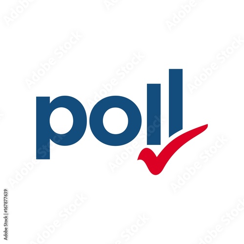 poll vector logo. photo