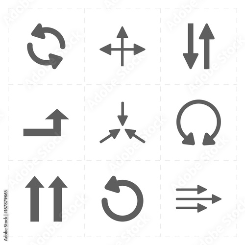flat modern arrows