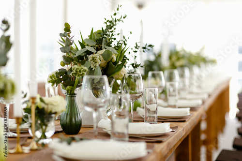 Tableau sur toile Table setting