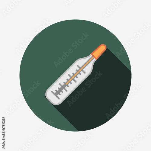 Medical thermometer icon
