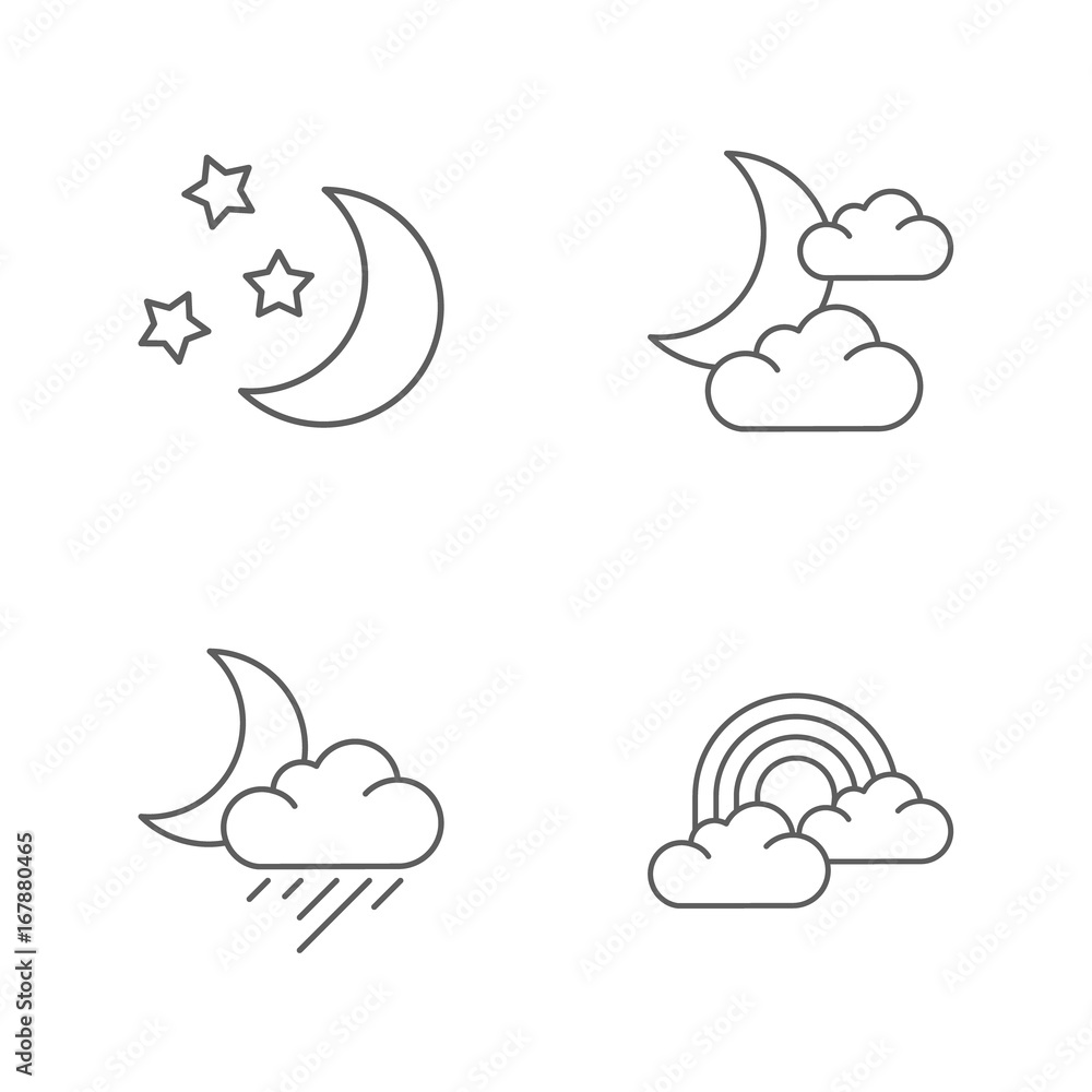 modern weather icons