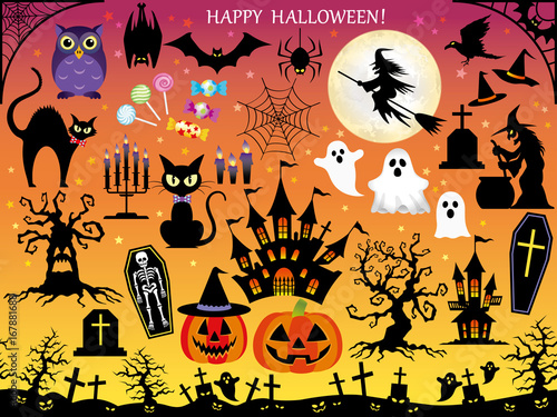 ハロウィーン素材セット