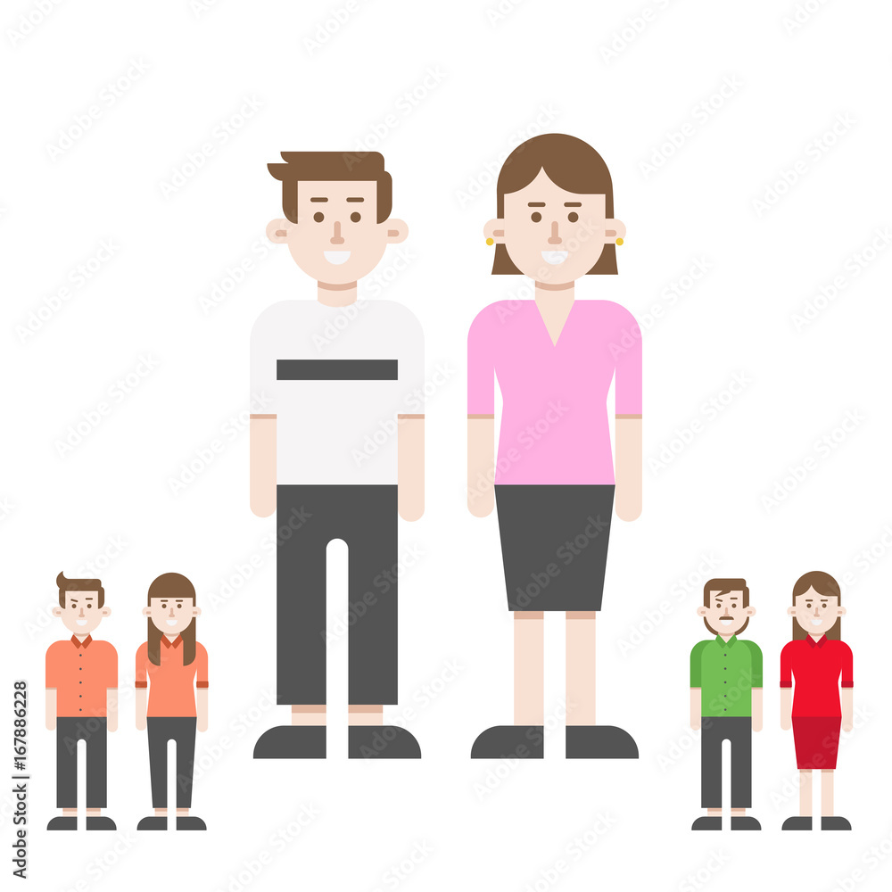 citizen couple icon vector illustration citizen couple icon vector illustration