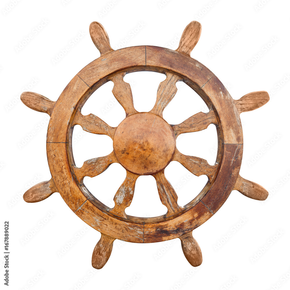 Steering wheel from a yacht