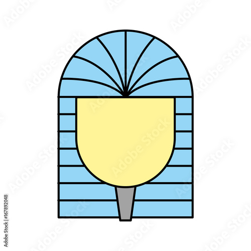 Ancient egyptian tomb icon vector illustration design
