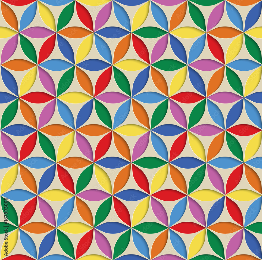 3d Seamless Abstract Geometric Pattern 3d Seamless Abstract Geometric Pattern