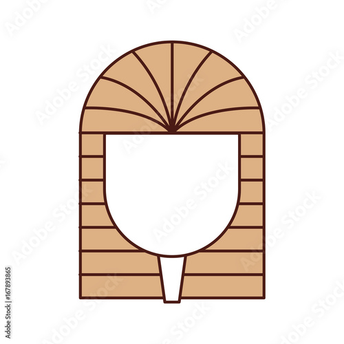 Ancient egyptian tomb icon vector illustration design