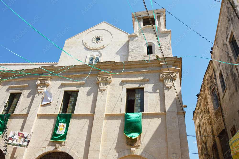 Bisceglie Cathedral with Saints patrons feast, Apulia