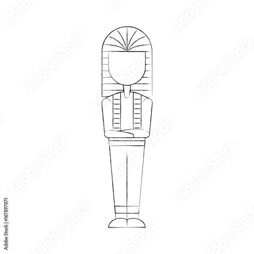 Ancient egyptian tomb icon vector illustration design