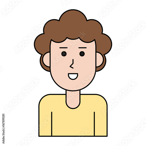 happy woman cartoon icon image vector illustration design 