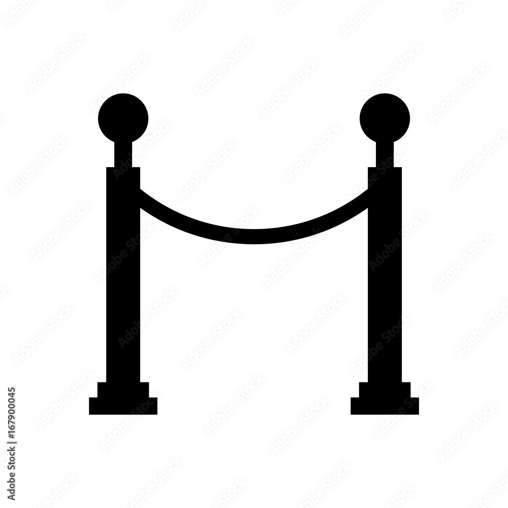Museum tape isolated icon vector illustration design Museum tape isolated icon vector illustration design