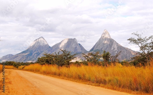 inselburgs in Northern Mozambique
